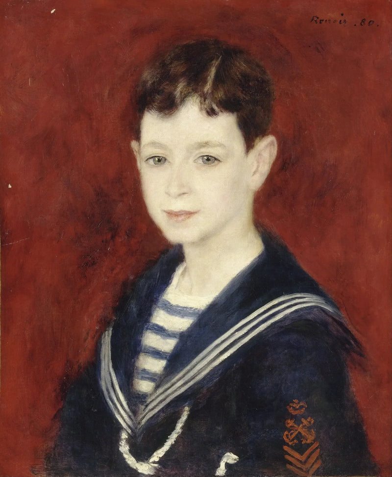 Fernand Halphen lapsena - Pierre-Auguste Renoir
