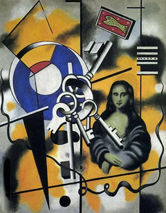Mona Lisa avaimineen - Fernand Léger