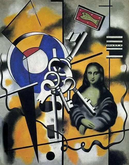 Mona Lisa avaimineen - Fernand Léger
