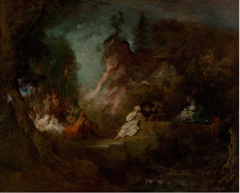 Juhlat Panin kunniaksi - Antoine Watteau