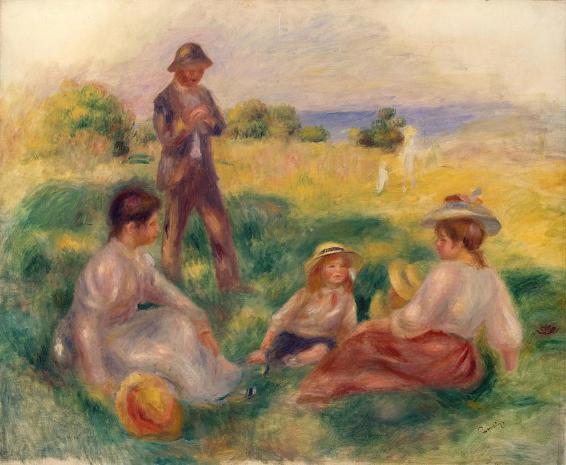 Juhla maalla Bernevalissa - Pierre-Auguste Renoir