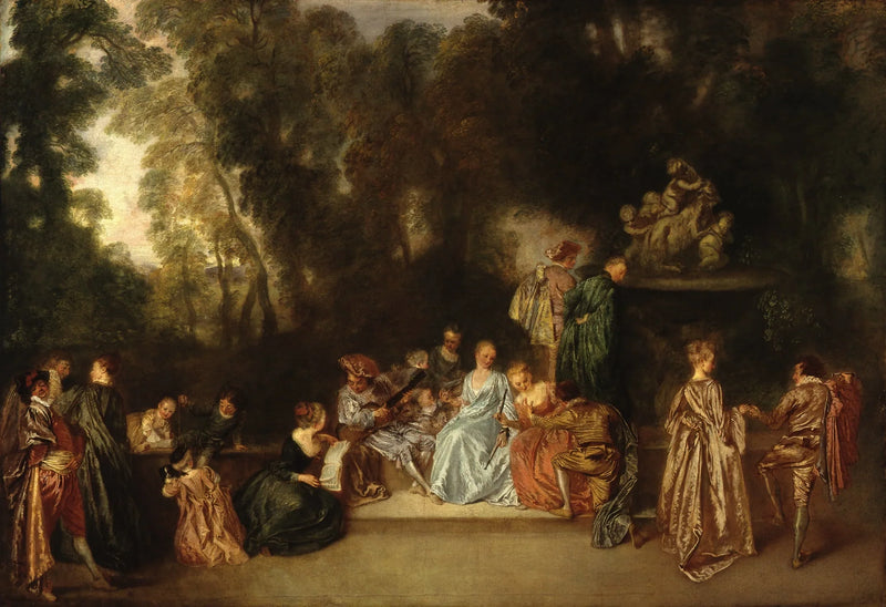 Ulkoilmakarnevaali - Antoine Watteau