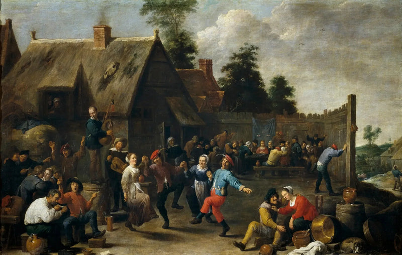 Kylän juhla ja juhla - David Teniers nuorempi