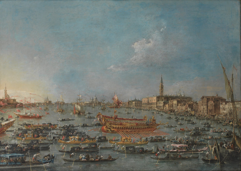 Bucintoro-juhlat Venetsiassa - Francesco Guardi