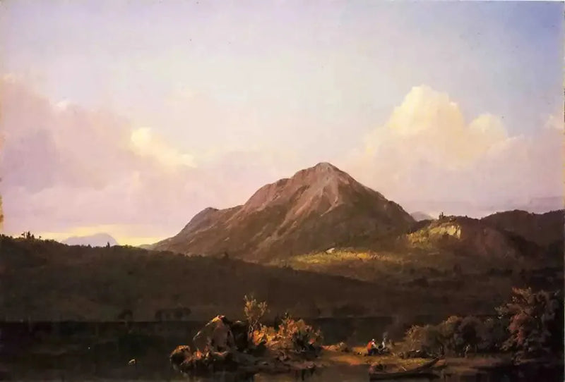 Tulentuli maaseudulla Mainessa - Frederic Edwin Church