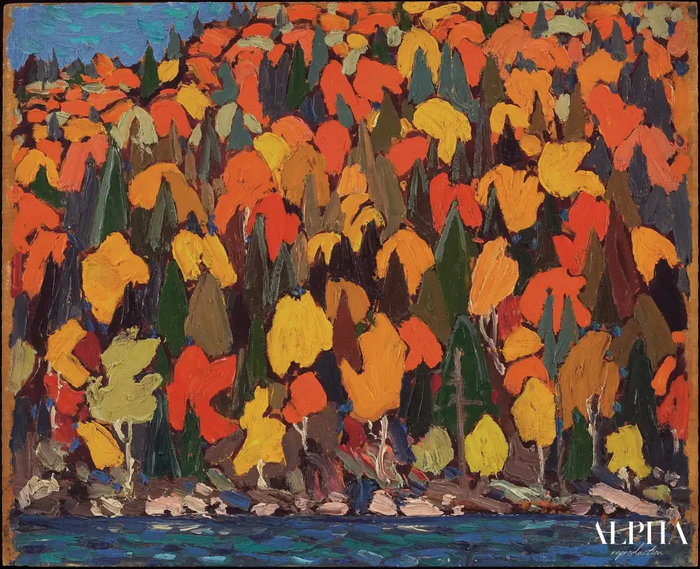 Feuillage d'automne - Tom Thomson - Reproductions de tableaux et peintures haut de gamme