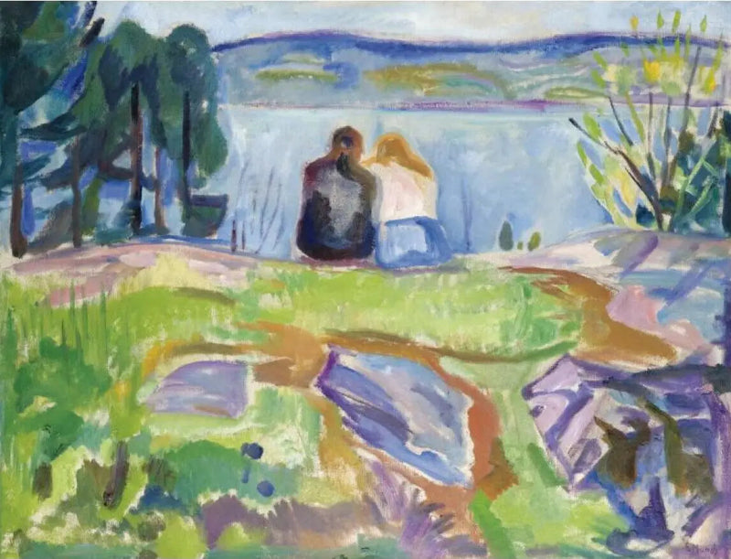 Lehtipuut silmuissa - Edvard Munch