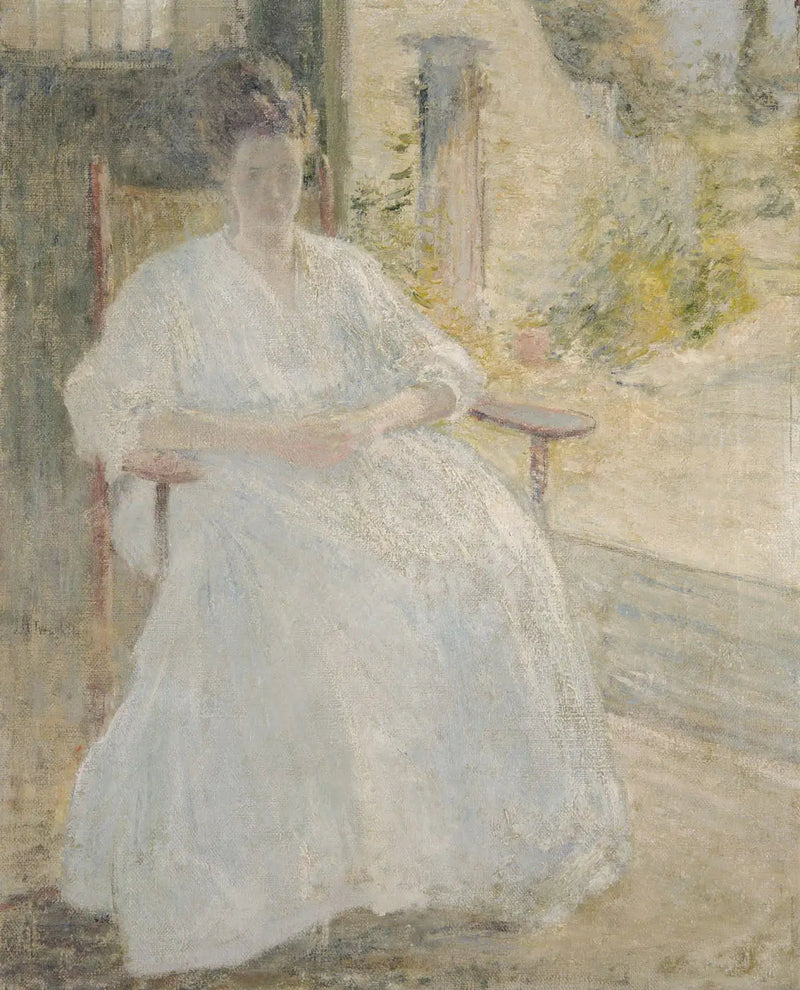 Aurinkokuvio (taiteilijan puoliso) - John Henry Twachtman