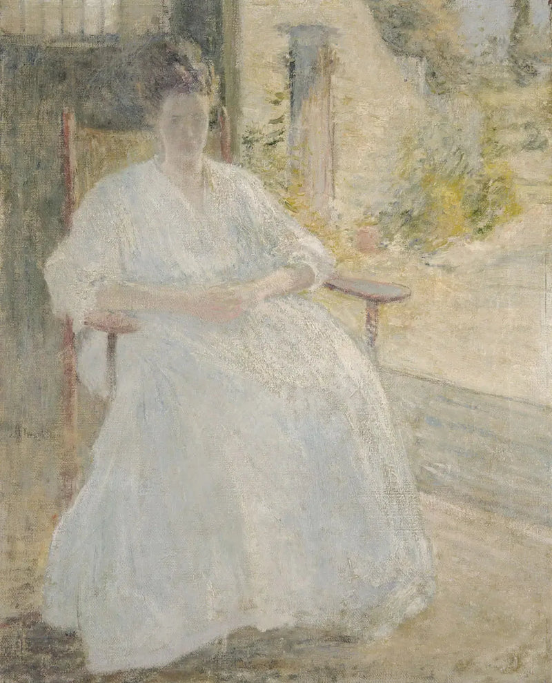Aurinkokuvio (taiteilijan puoliso) - John Henry Twachtman