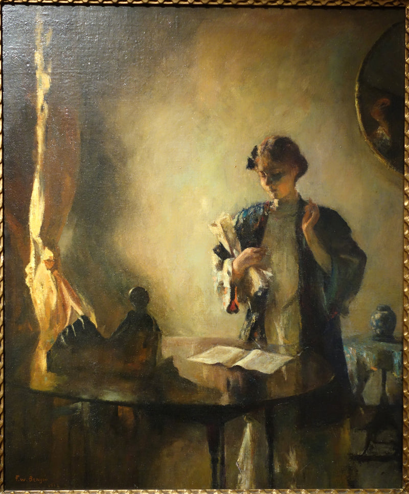 Muotokuva huoneessa - Frank Weston Benson