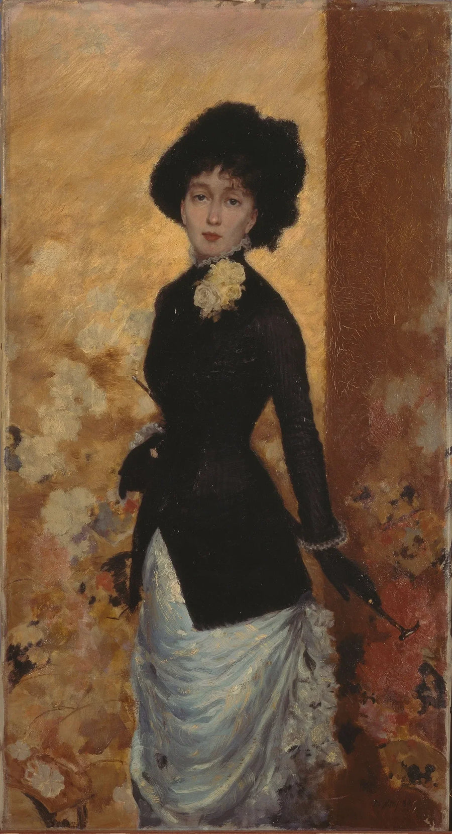 Naisfiguuri (Léontine De Nittis) - Giuseppe De Nittis