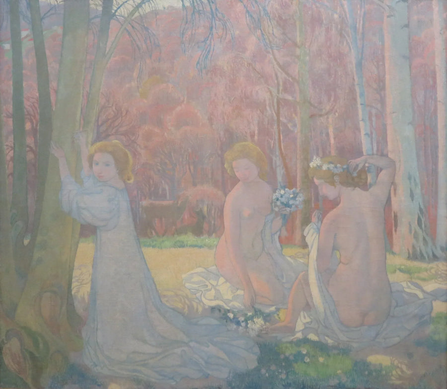 Kuvia keväisessä maisemassa (Pyhä puisto) - Maurice Denis