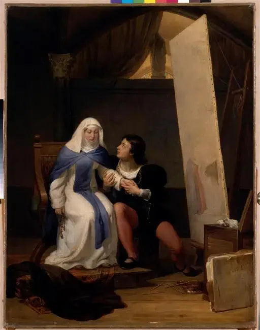 Filippo Lippi ja Lucrezia Buti - Paul Delaroche