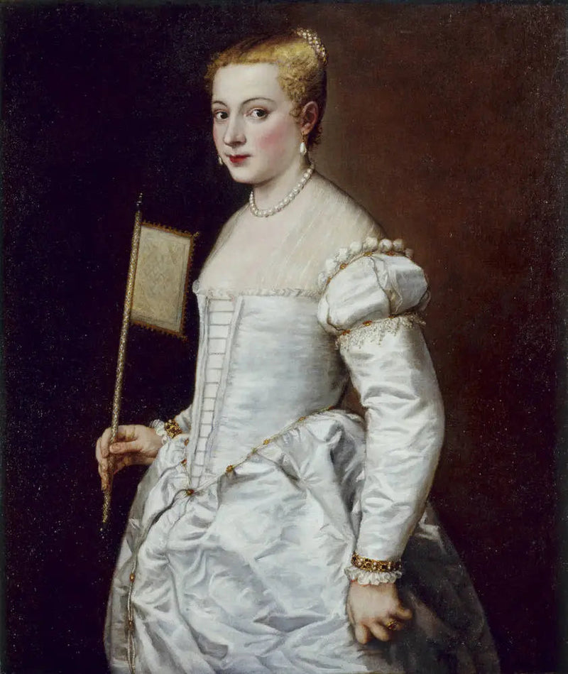 Tyttö tuulihattujen kanssa - Titian