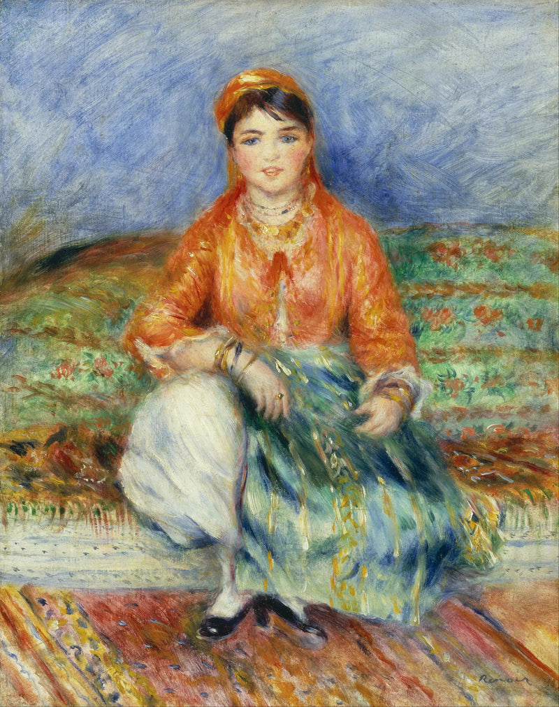 Algerialainen tyttö - Pierre-Auguste Renoir