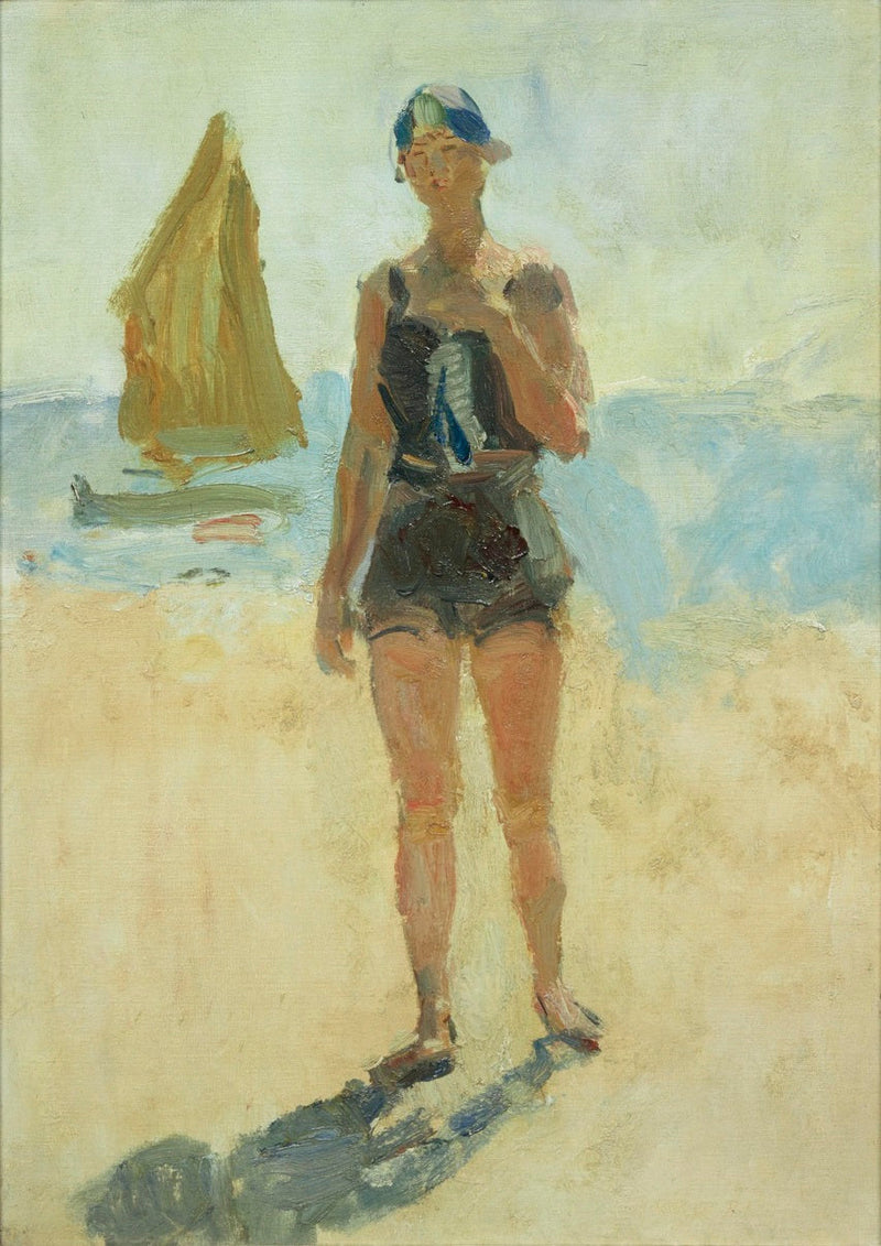 Tyttö uimahallilla - Isaac Israel