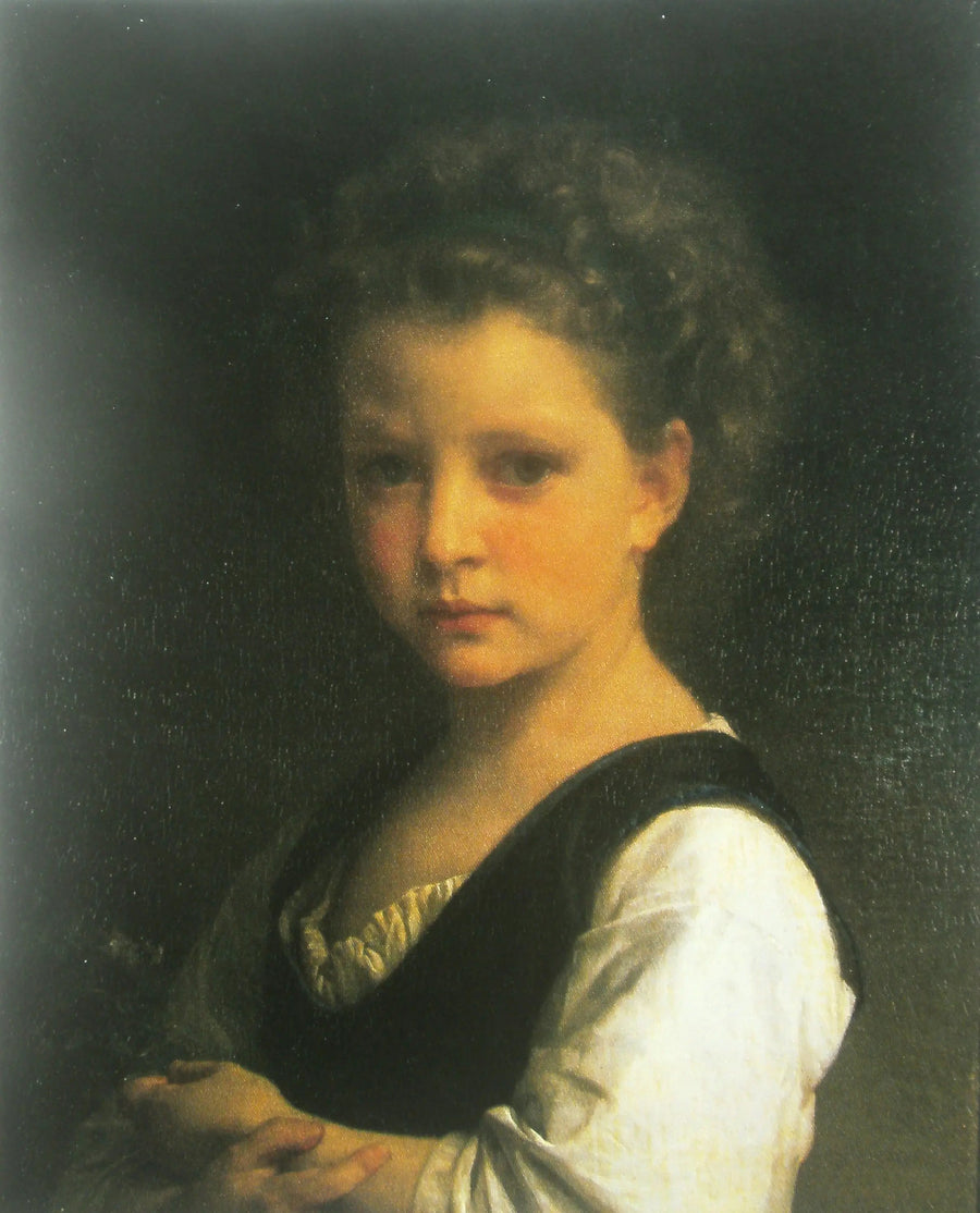 Tyttö violetilla - Bouguereau