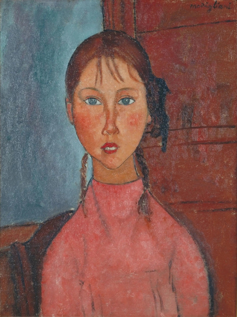Tyttö letillä - Amedeo Modigliani