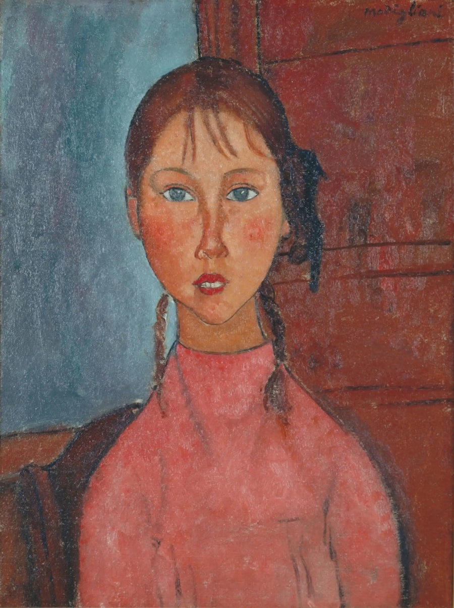 Tyttö letillä - Amedeo Modigliani