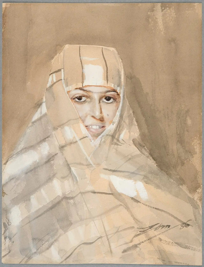 Beduini-tyttö - Anders Zorn