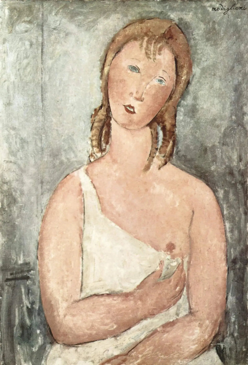 Tyttö paidassa - Amedeo Modigliani
