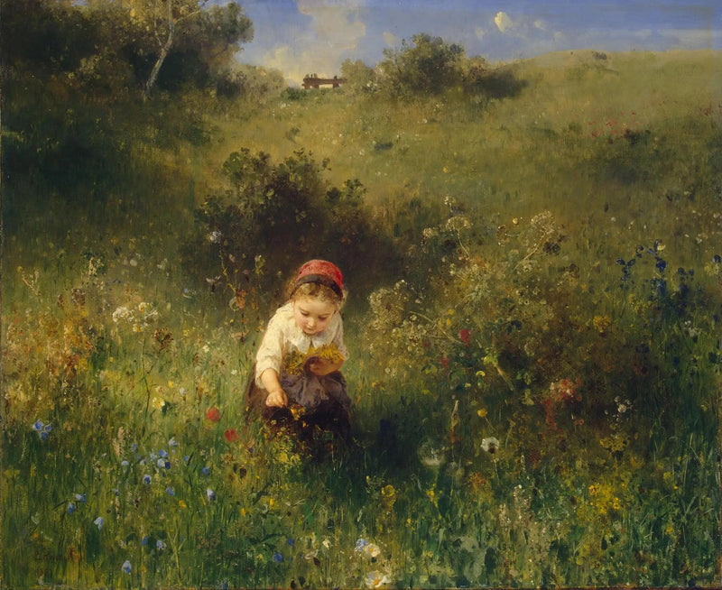 Tytär pellolla - Ludwig Knaus