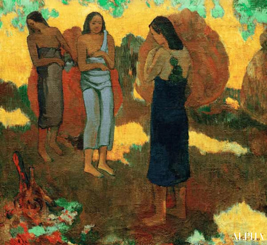 Fille de TahitI - Paul Gauguin - Reproductions de tableaux et peintures haut de gamme