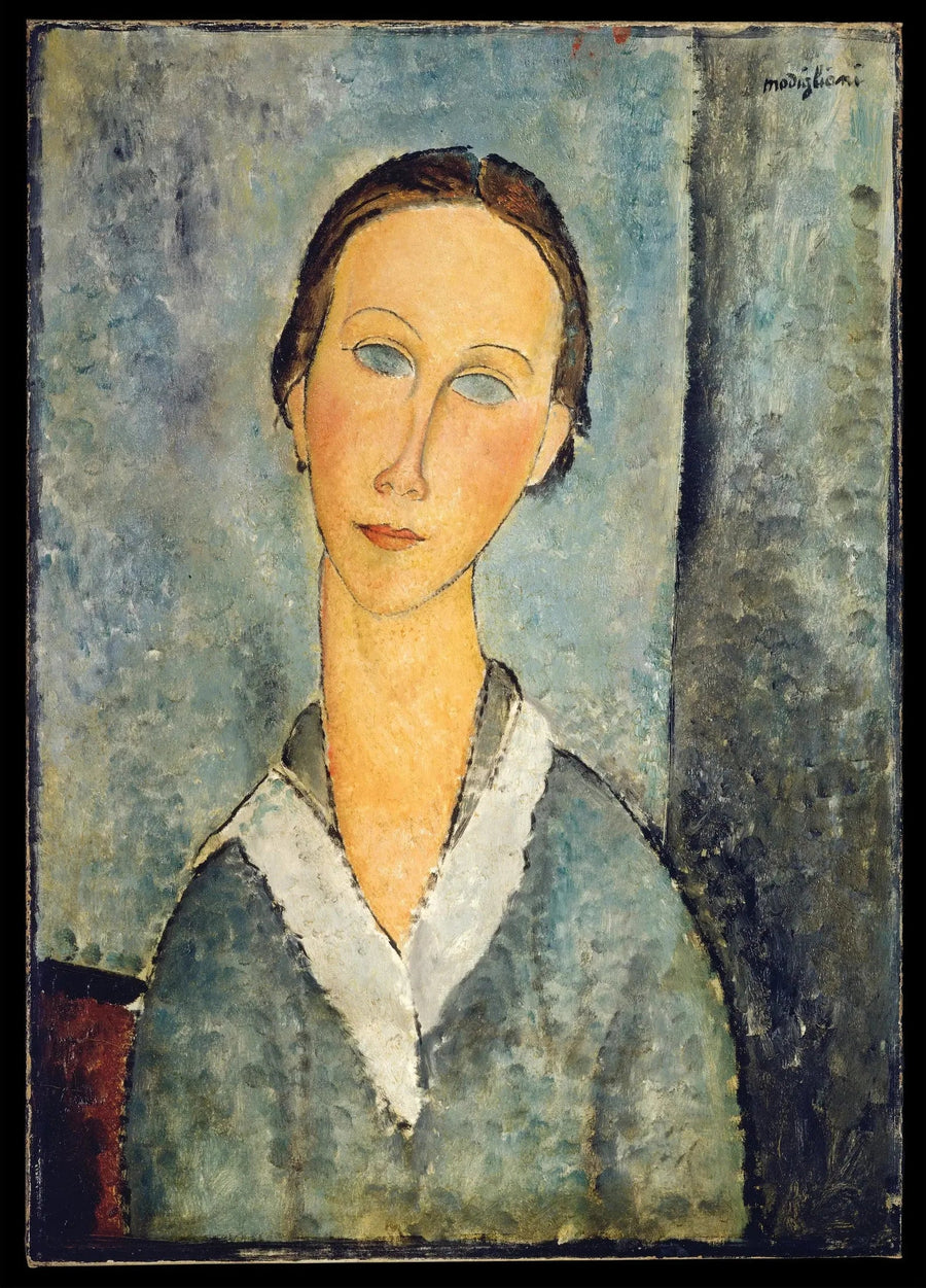 Merimiespusero päällä oleva tyttö - Amedeo Modigliani