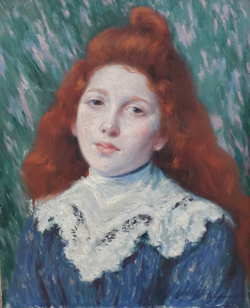 Valkoisiin paitoihin pukeutunut tyttö - Federico Zandomeneghi