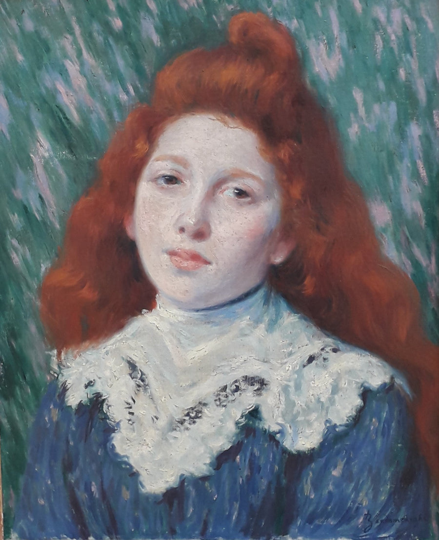 Valkoisiin paitoihin pukeutunut tyttö - Federico Zandomeneghi