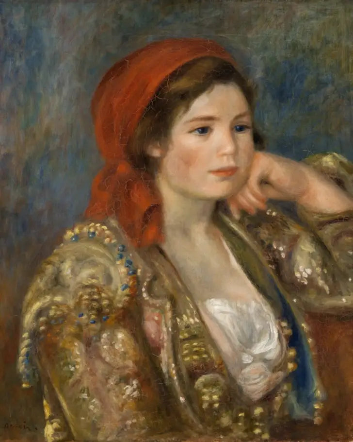 Tyttö espanjalaisessa takissa - Pierre-Auguste Renoir