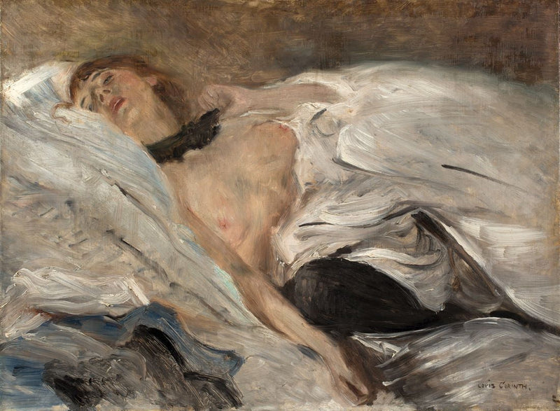 Nukkuva tyttö - Lovis Corinth