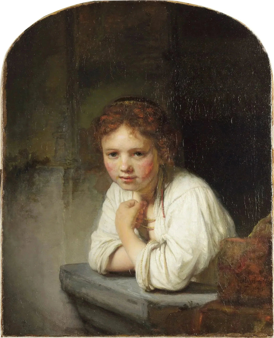 Tyttö ikkunassa - Rembrandt