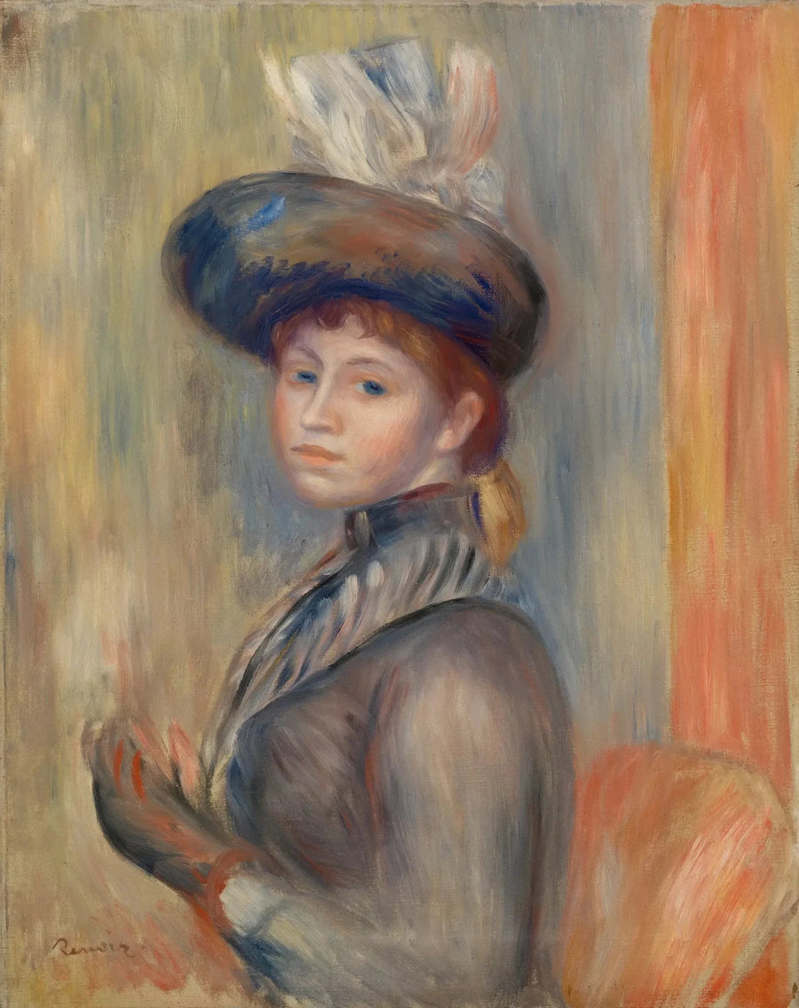 Tyttö harmaansinisenä - Pierre-Auguste Renoir