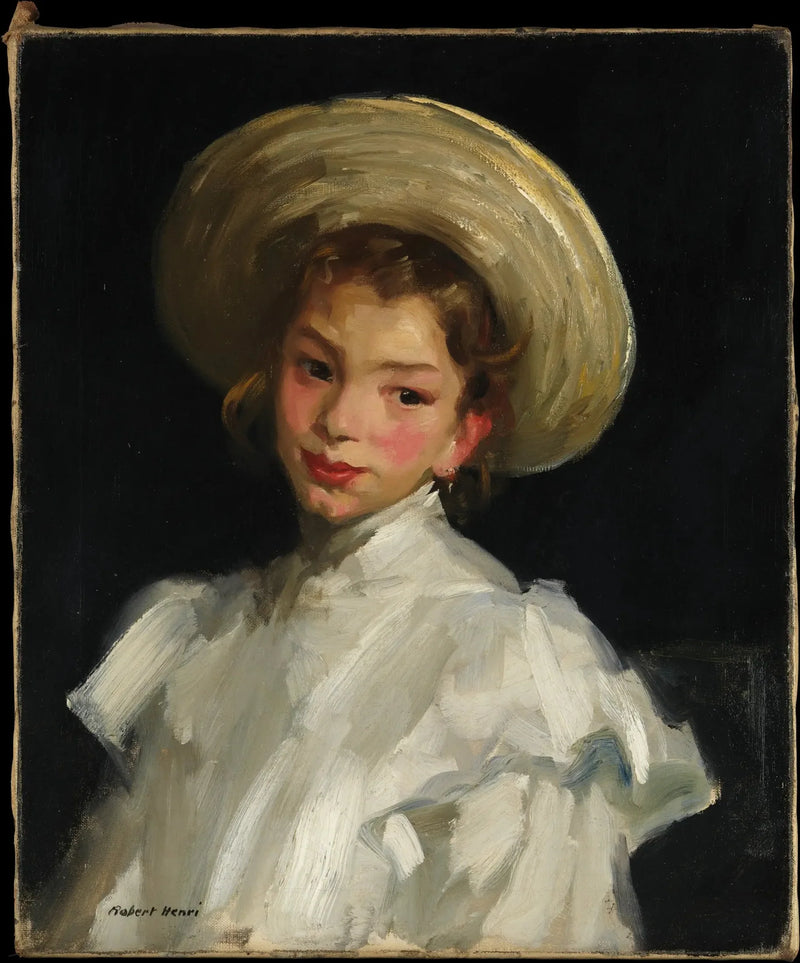 Hollantilainen tyttö valkoisessa - Robert Henri