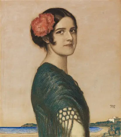 Fille Mary espanjaksi - Franz Von Stuck
