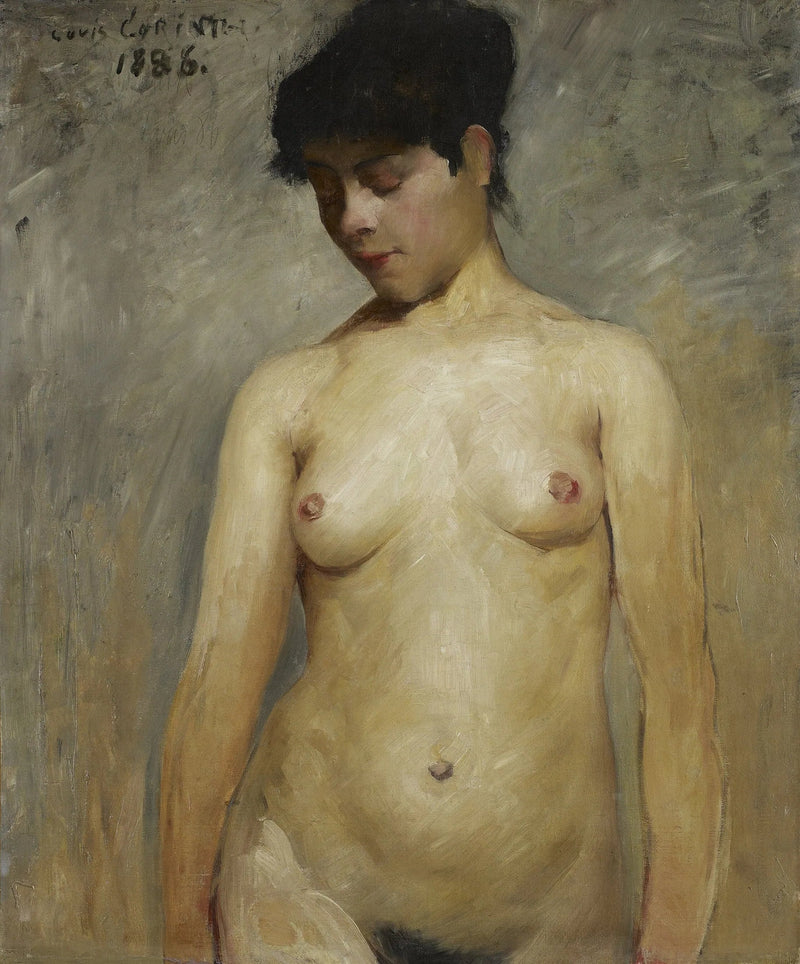 Alaston tyttö - Lovis Corinth