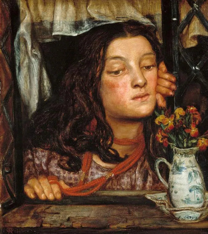Tytär verkossa - Dante Gabriel Rossetti