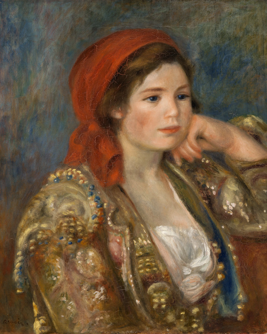 Tyttö espanjalaisessa takissa - Pierre-Auguste Renoir