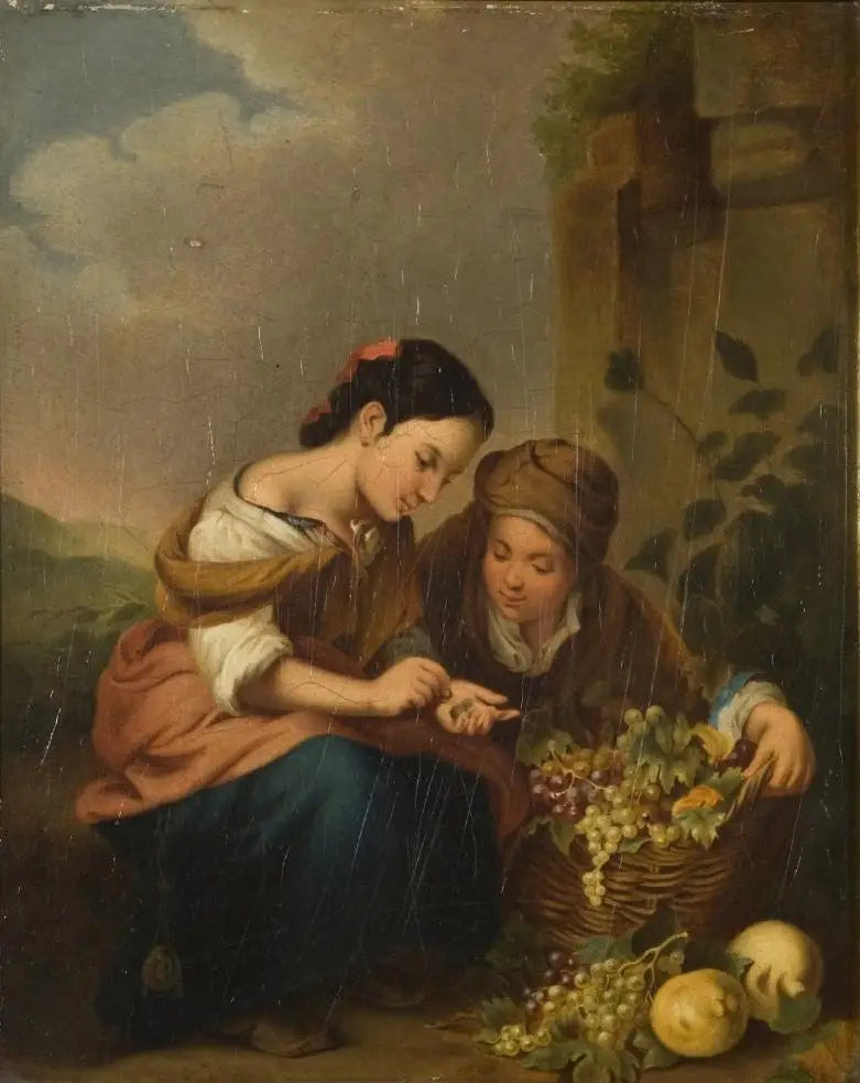 Filles comptant des pièces - Bartolomé Esteban Murillo - Alpha Reproduction