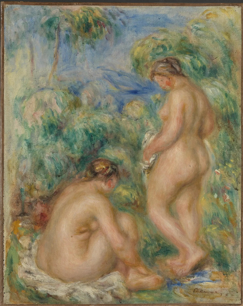 Badenden tytöt - Pierre-Auguste Renoir