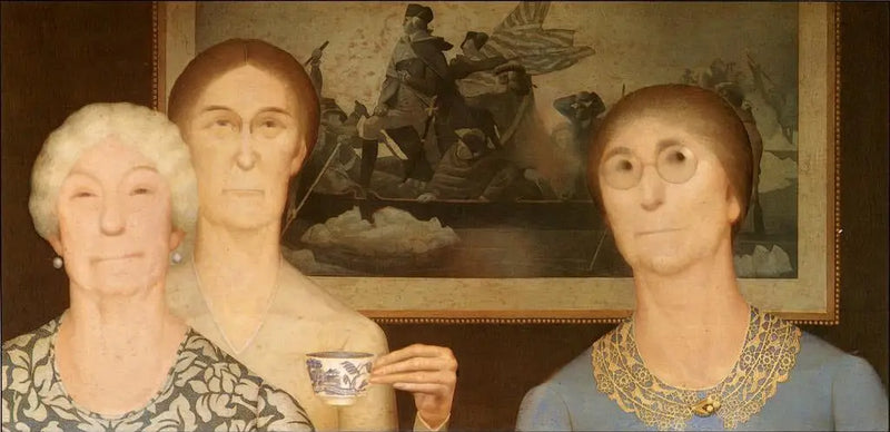 Vallankumouksen tytöt - Grant Wood