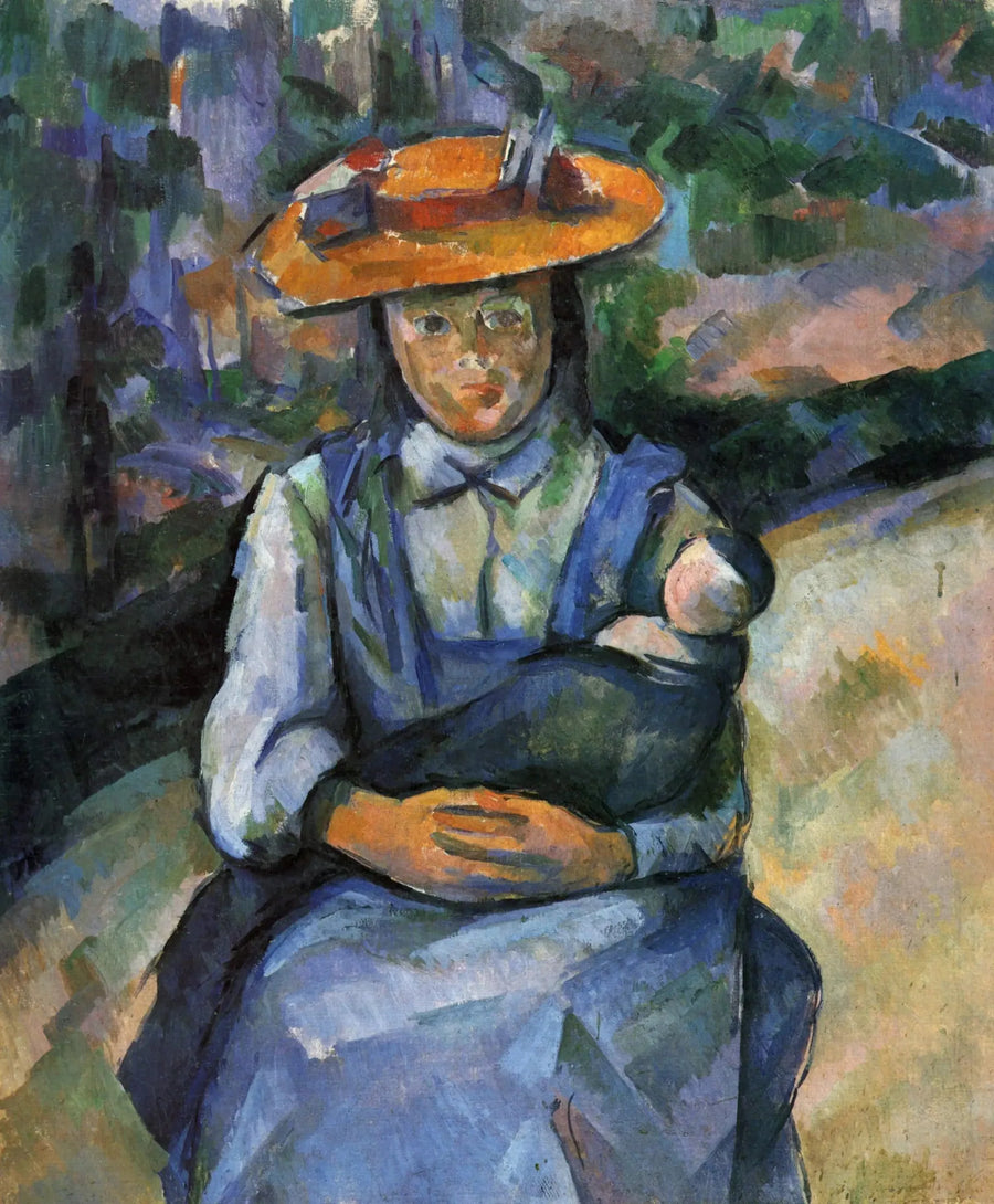Pikkutyttö nuken kanssa - Paul Cézanne