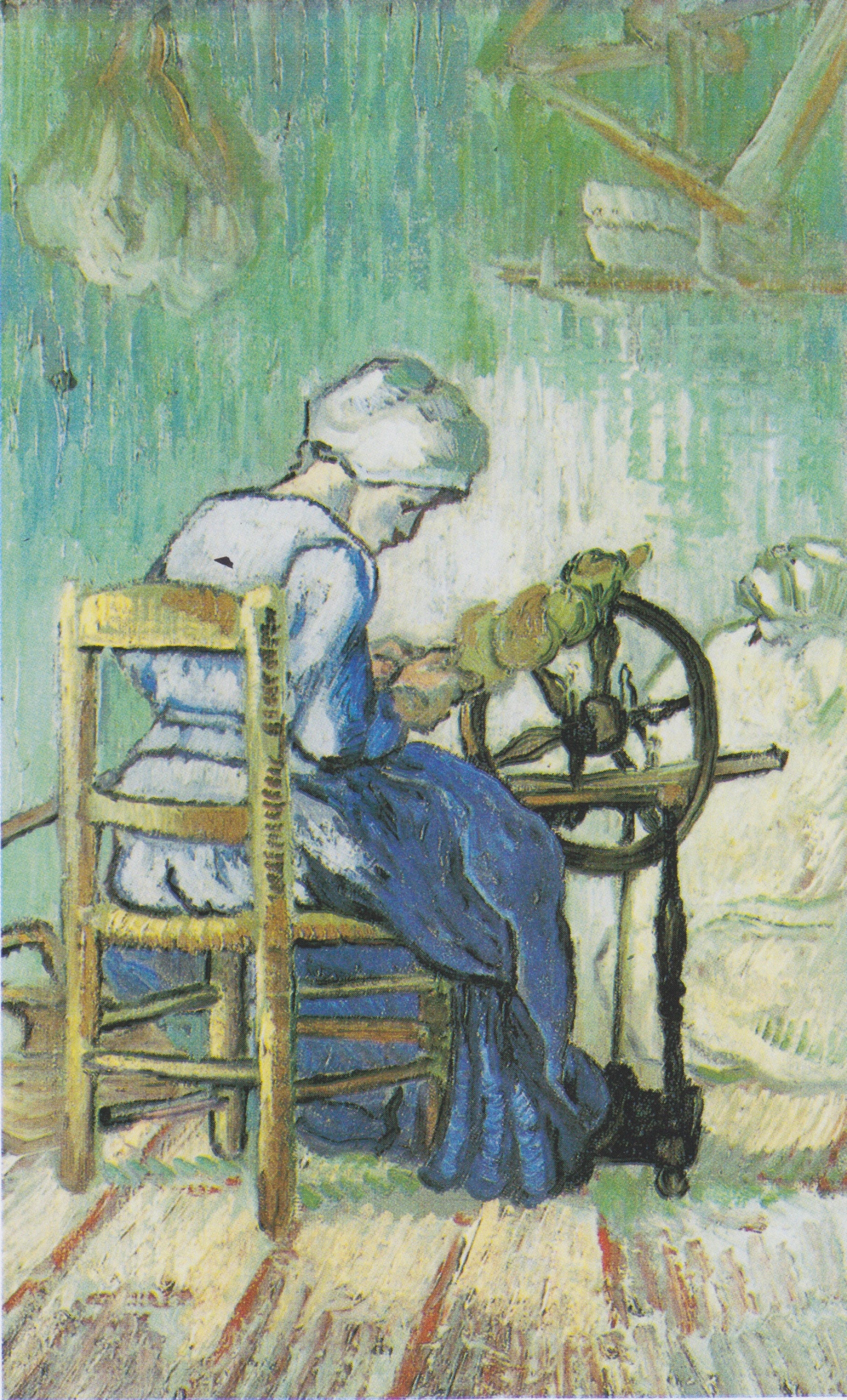 La Filleuse d’après Millet F696 de Vincent van Gogh – reproduction peinture à l’huile