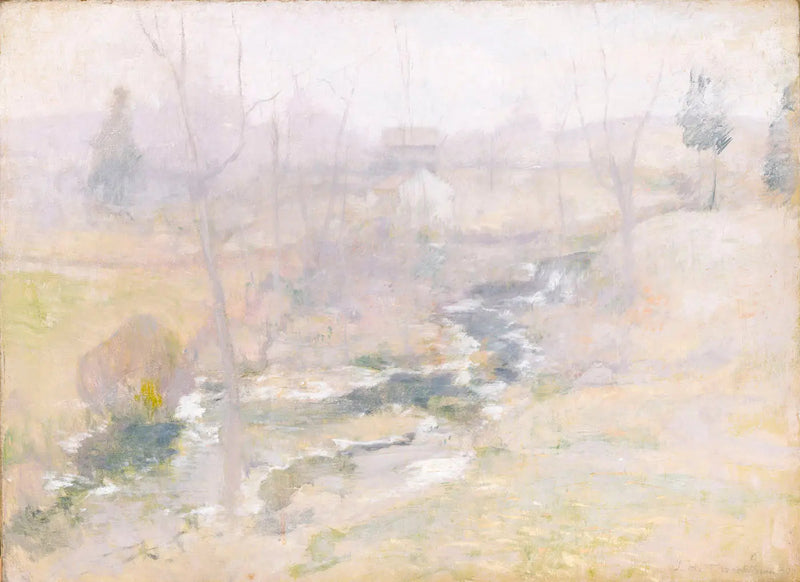 Talven loppu - John Henry Twachtman