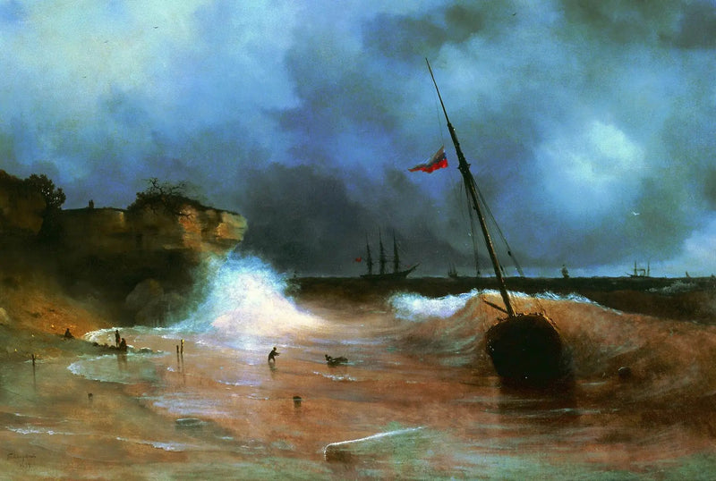 Myrskyn loppu - Ivan Aïvazovski