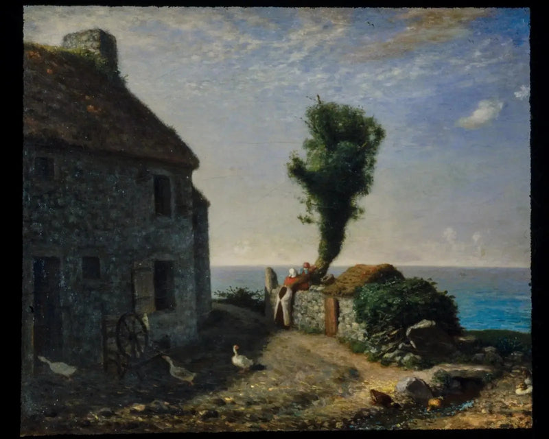 Gruchyn kylän loppu - Jean-François Millet