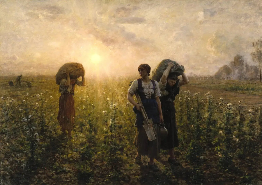 Työn loppu - Jules Breton