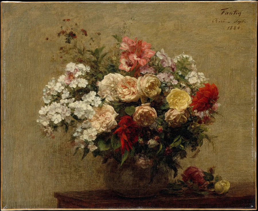 Kesän kukat - Henri Fantin-Latour