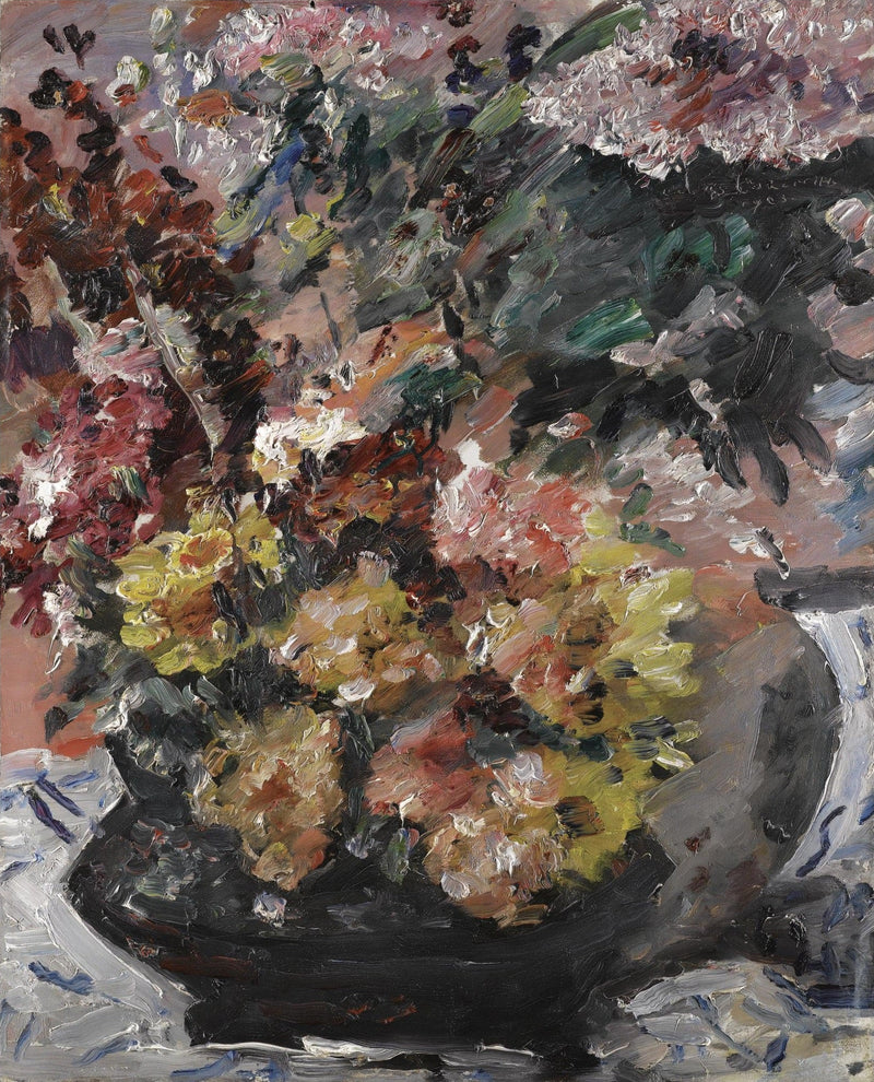 Kukkia pronssisessa ämpärissä - Lovis Corinth